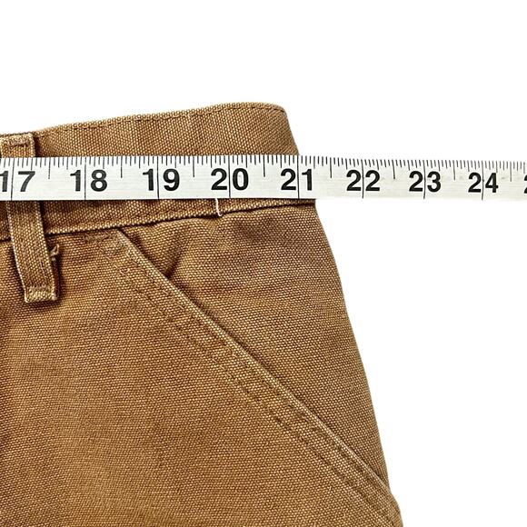 Carhartt Carpenter Shorts 42 Brown Cotton Relaxed Fit Broken In Workwear Utility - Picture 6 of 13